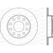 Jeu de 2 disques de frein arrière OPEN PARTS [BDR1939.10]