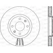 OPEN PARTS BDR1955.20 - Jeu de 2 disques de frein avant