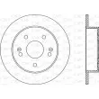 Jeu de 2 disques de frein arrière OPEN PARTS [BDR2018.10]