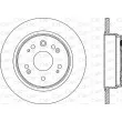 OPEN PARTS BDR2050.10 - Jeu de 2 disques de frein arrière