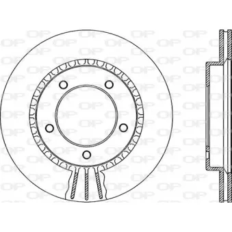 Jeu de 2 disques de frein avant OPEN PARTS OEM 5521177E01