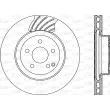 OPEN PARTS BDR2298.20 - Jeu de 2 disques de frein avant