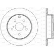 OPEN PARTS BDR2422.10 - Jeu de 2 disques de frein arrière