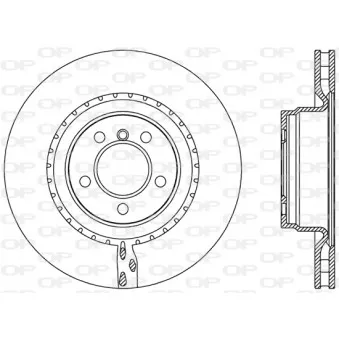 Jeu de 2 disques de frein avant OPEN PARTS OEM LR031843