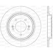 OPEN PARTS BDR2839.10 - Jeu de 2 disques de frein arrière