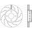 OPEN PARTS BDRS1040.25 - Jeu de 2 disques de frein avant