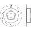OPEN PARTS BDRS1568.25 - Jeu de 2 disques de frein arrière
