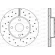 OPEN PARTS BDRS1780.25 - Jeu de 2 disques de frein avant