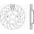 OPEN PARTS BDRS2115.25 - Jeu de 2 disques de frein avant