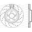 OPEN PARTS BDRS2209.25 - Jeu de 2 disques de frein avant