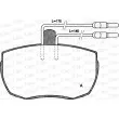 OPEN PARTS BPA0056.04 - Jeu de 4 plaquettes de frein avant
