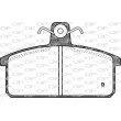 OPEN PARTS BPA0128.02 - Jeu de 4 plaquettes de frein avant