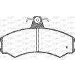 OPEN PARTS BPA0143.02 - Jeu de 4 plaquettes de frein avant