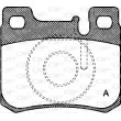 OPEN PARTS BPA0157.20 - Jeu de 4 plaquettes de frein arrière
