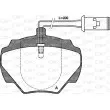 OPEN PARTS BPA0222.01 - Jeu de 4 plaquettes de frein arrière