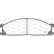 OPEN PARTS BPA0236.02 - Jeu de 4 plaquettes de frein avant