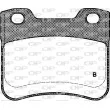 OPEN PARTS BPA0247.10 - Jeu de 4 plaquettes de frein avant