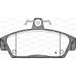 OPEN PARTS BPA0336.00 - Jeu de 4 plaquettes de frein avant