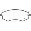 OPEN PARTS BPA0350.04 - Jeu de 4 plaquettes de frein avant