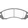 OPEN PARTS BPA0354.22 - Jeu de 4 plaquettes de frein avant