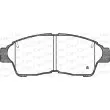 OPEN PARTS BPA0402.42 - Jeu de 4 plaquettes de frein avant