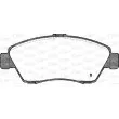 OPEN PARTS BPA0418.02 - Jeu de 4 plaquettes de frein avant