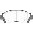 OPEN PARTS BPA0427.02 - Jeu de 4 plaquettes de frein avant