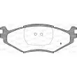 OPEN PARTS BPA0483.02 - Jeu de 4 plaquettes de frein avant