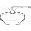 OPEN PARTS BPA0485.02 - Jeu de 4 plaquettes de frein avant