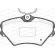 OPEN PARTS BPA0485.02 - Jeu de 4 plaquettes de frein avant