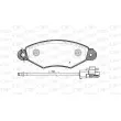 OPEN PARTS BPA0643.30 - Jeu de 4 plaquettes de frein avant