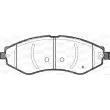 OPEN PARTS BPA0645.22 - Jeu de 4 plaquettes de frein avant