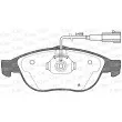 OPEN PARTS BPA0660.22 - Jeu de 4 plaquettes de frein avant
