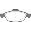 OPEN PARTS BPA0660.22 - Jeu de 4 plaquettes de frein avant