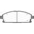 OPEN PARTS BPA0674.12 - Jeu de 4 plaquettes de frein avant