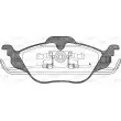 OPEN PARTS BPA0684.02 - Jeu de 4 plaquettes de frein avant