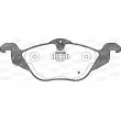 OPEN PARTS BPA0684.02 - Jeu de 4 plaquettes de frein avant