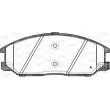OPEN PARTS BPA0771.12 - Jeu de 4 plaquettes de frein avant