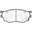 OPEN PARTS BPA0800.02 - Jeu de 4 plaquettes de frein avant
