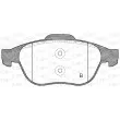 OPEN PARTS BPA0843.20 - Jeu de 4 plaquettes de frein avant