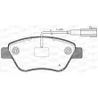 OPEN PARTS BPA0858.11 - Jeu de 4 plaquettes de frein avant
