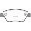OPEN PARTS BPA0858.11 - Jeu de 4 plaquettes de frein avant