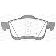 OPEN PARTS BPA1183.22 - Jeu de 4 plaquettes de frein avant
