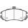 OPEN PARTS BPA1194.02 - Jeu de 4 plaquettes de frein avant