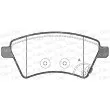 OPEN PARTS BPA1215.01 - Jeu de 4 plaquettes de frein avant