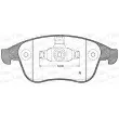 OPEN PARTS BPA1350.00 - Jeu de 4 plaquettes de frein avant