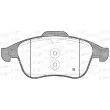 OPEN PARTS BPA1350.00 - Jeu de 4 plaquettes de frein avant