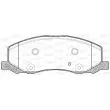 OPEN PARTS BPA1386.02 - Jeu de 4 plaquettes de frein avant