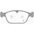 OPEN PARTS BPA1397.00 - Jeu de 4 plaquettes de frein avant