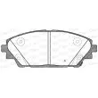 Jeu de 4 plaquettes de frein avant OPEN PARTS [BPA1569.02]